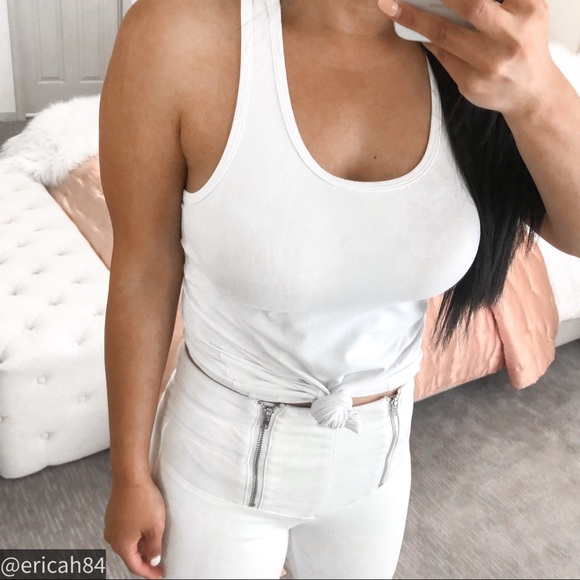 Zella Tops - Zella white racerback tank